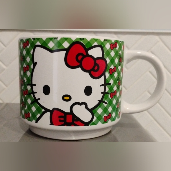 Hello Kitty Other - Hello Kitty Green and Red Mug